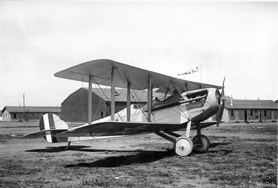 A Vought VE-7 flown by Major Rudolph Schroeder won the trophy for fastest time from New York to Toronto.