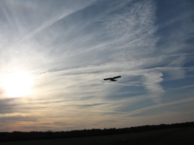 The first takeoff