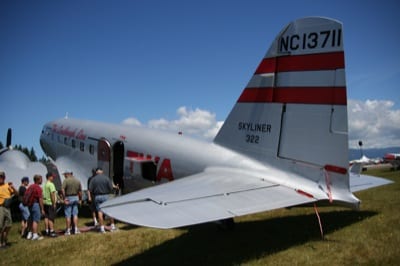 The Museum of Flight from Seattle had its DC-2 open for display.