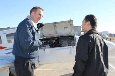 Dave Adams and student 2