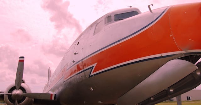 Skies are cloudy for the DC-7 Grille. Will it see a sunrise?