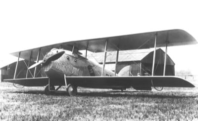 Curtiss HA-2 Mailplane This unusual chunky-looking ship was a conversion of a Curtiss fighter powered by a 12-cylinder Liberty engine. Three were obtained by the Post Office.