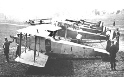 Standard Mailplanes Six Standard JR-1M mail planes accepted in August 1918 by the Post Office was the first commercial aircraft purchase by the U.S. government. Note the mailbag and Post Office Number 1 painted on the side of the first aircraft.